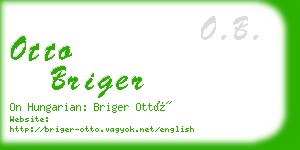 otto briger business card